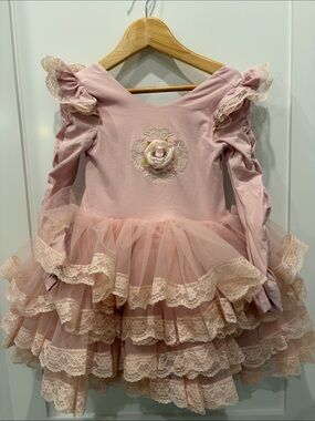 Dollcake Roseanna Tutu Dress Pink Size 5 NWT